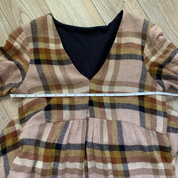 Plaid Midi Dress - Picture 4 of 5